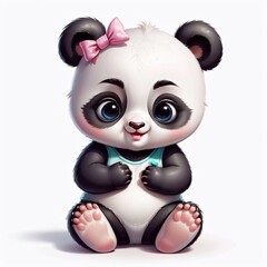 Naklejka premium Panda