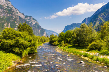 The Brenta river