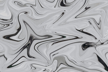 Fototapeta premium Liquid abstract background gray fluid. Abstract fluid art background light. Black and white abstract fluid art.
