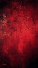 Obraz premium Grungy red vintage paper texture with aged metal rust wall backdrop