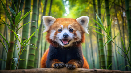 Fototapeta premium Red Panda. 