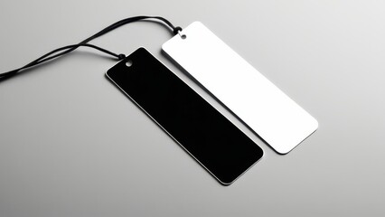 Set of high-quality, photorealistic bookmark mockups. Perfect for showcasing unique bookmark designs in different styles and settings. Ready for print or digital use