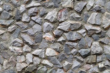 Stone wall for background or texture, old stones, architectural, texture abstract background