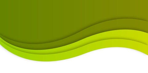 Green flow abstract background vector.