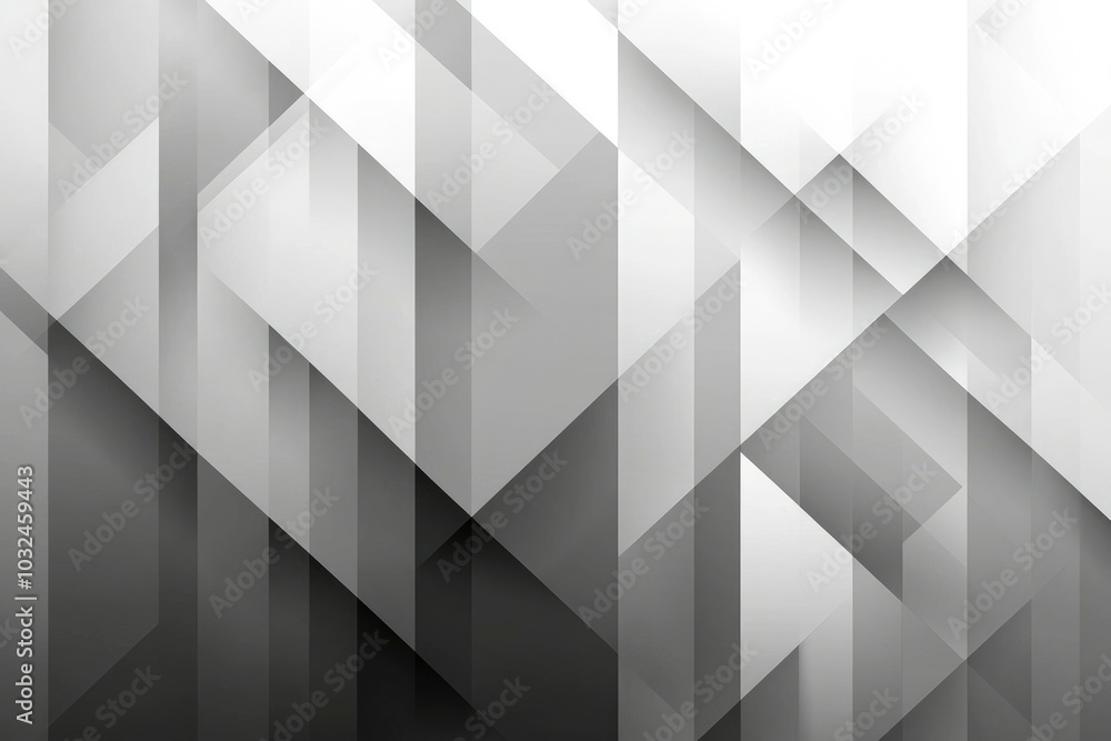 Poster abstract geometric pattern with overlapping triangles and rectangles