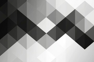 Abstract Geometric Pattern of Black and White Triangles