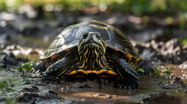 Portrait of a Mud Turtle