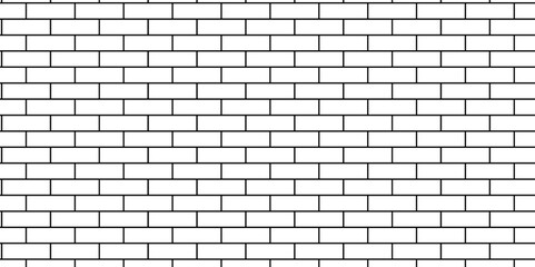 White brick blank home wall construction texture copy for space panorama white tiles and black joints. white brick wall used for background.	
