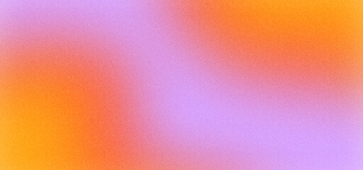 Orange and purple gradient background with noise texture 