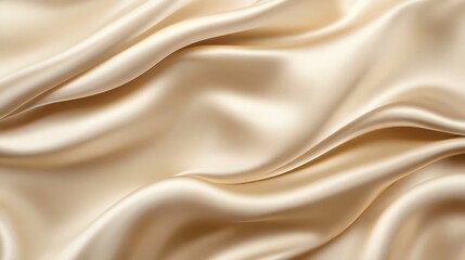 Obraz premium Silky beige fabric texture for elegant backdrop