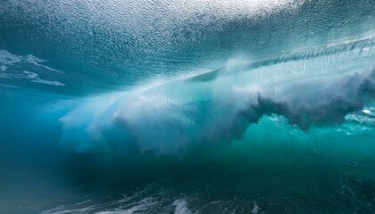 Fototapeta premium Big wave surfing: a blend of art and sport. 
