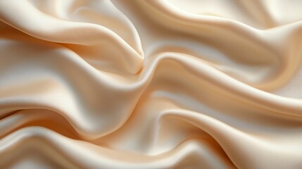 Obraz premium Silky beige fabric texture for elegant backdrop