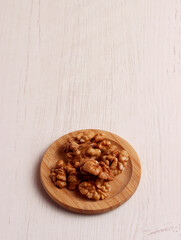 common walnut kernel nutshell snack seed ingredient fruit recipe photo background dessert diet raw