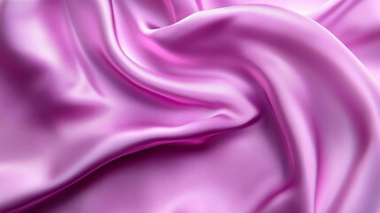 Fototapeta premium soft purple satin backdrop with soft, flowing curves of silky fabric