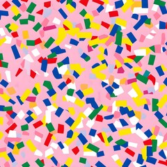 Abstract Colorful Confetti Background