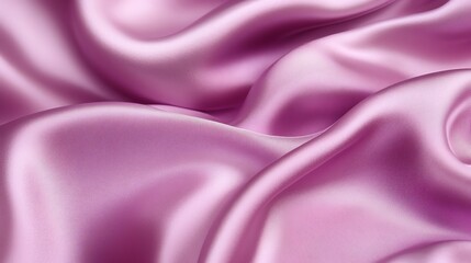 Obraz premium Pink satin fabric with soft, smooth texture, perfect for luxury decoration or elegant drapery