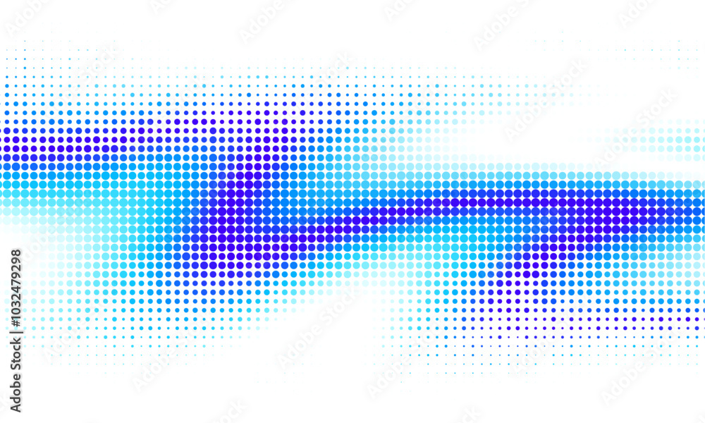Aufkleber white background with colorful dotted halftone pattern. abstract design background