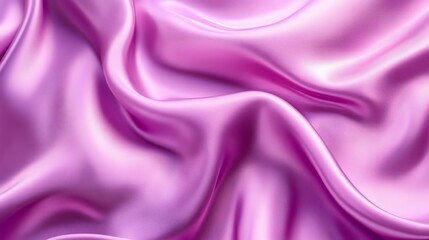 Obraz premium Pink satin fabric with soft, smooth texture, perfect for luxury decoration or elegant drapery