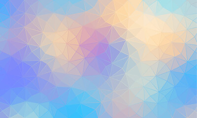 Abstract 2D geometric colorful background. Lowpoly vector background