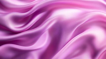 Obraz premium Pink satin fabric with soft, smooth texture, perfect for luxury decoration or elegant drapery