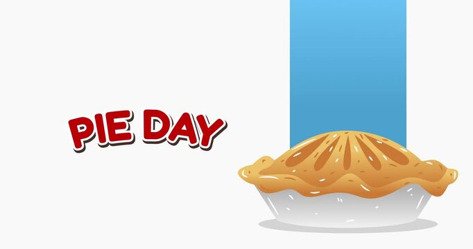 national pie day animation video, ideal for national pie day celebration