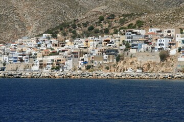Greek village on sea