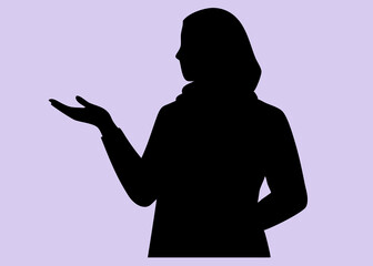 silhouette of a person