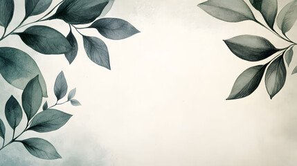 Watercolor Thank You Cards with Hand-Drawn Design in Soft Muted Tones for Elegant Gratitude Expressions