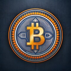 Cryptocurrency Icon: Bitcoin