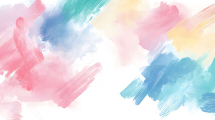 Pastel Brushstroke Calendar Background, vibrant hues blend harmoniously, soft textures create a serene atmosphere, ideal for monthly themes