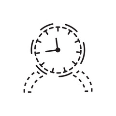 Clock with arrow circle icon. Time icon collection. Vector illustration. Clock icon set. Time icon vector. watch icon symbol