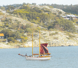 sailing boat on the west coast