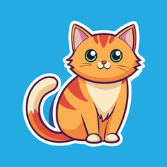 Quirky Cats, Fun Sticker Illustrations