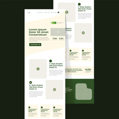 Corporate Business Agency Service Promotional Email Newsletter Marketing Template Design
