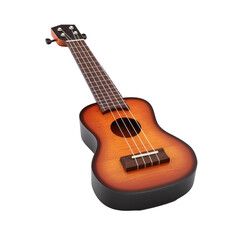 Obraz premium PNG ukulele 3d icon, cartoon style minimal on transparent, isolate on white background