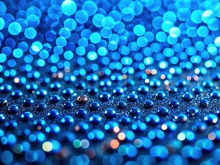 "Dotted Blue Backdrop - Tilt-Shift Perspective"