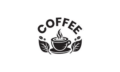 Coffee, coffee shop logo, coffee shop labels, Cafe vector emblem