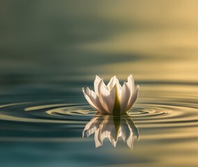 Beautiful Water lily flower