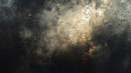 Grungy aged wall texture with dark gray vintage paper pattern