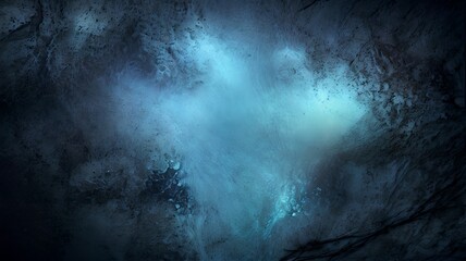 dark blue light blue , spray texture color gradient rough abstract retro vibe background template , grainy noise empty space