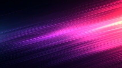 Fototapeta premium Abstract colorful motion backdrop with glowing purple lines and digital gradient texture