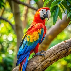 Obraz premium blue and yellow macaw