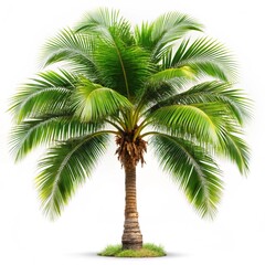 palm tree on a white background