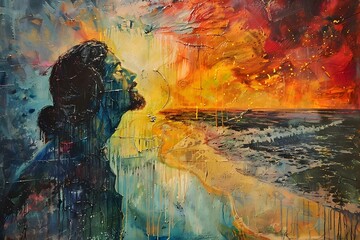 A Soul's Reflection: Embracing the Vibrant Horizon