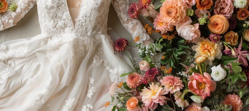 Elegant Bridal Expo Flyer Design with Floral Themes for Wedding Promotions