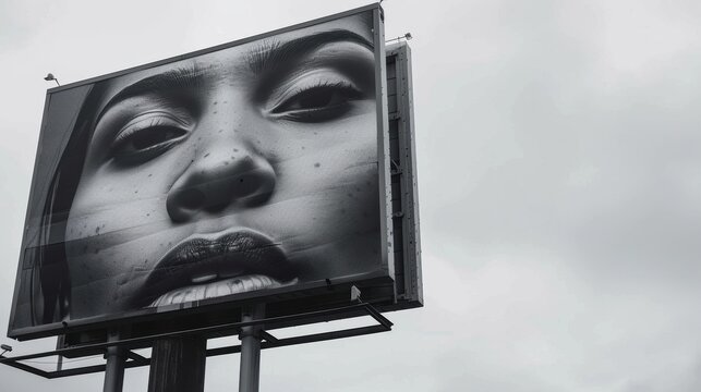 Impactful Nonprofit Campaign Billboard Against Human Trafficking for Public Awareness
