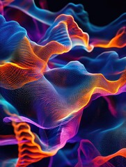 Obraz premium Colorful Lines Close Up