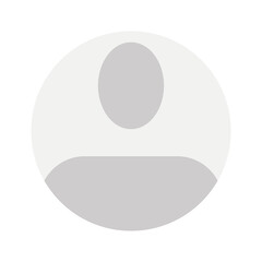 Flat illustration in grayscale. Avatar, user profile, person icon, gender neutral silhouette, profile picture. Suitable for social media profiles, icons, screensavers and as a template...