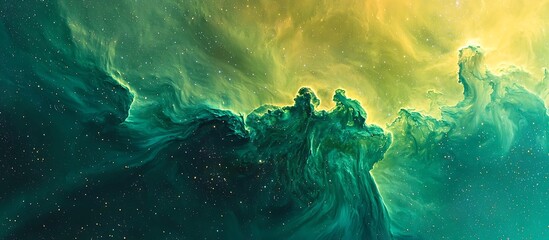 Obraz premium underwater view of a reef with fishes beautiful abstract background 