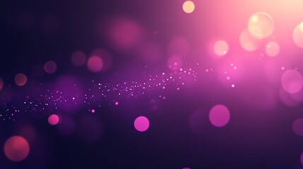Abstract bokeh background with bright pink and purple lights, perfect for Christmas or party design